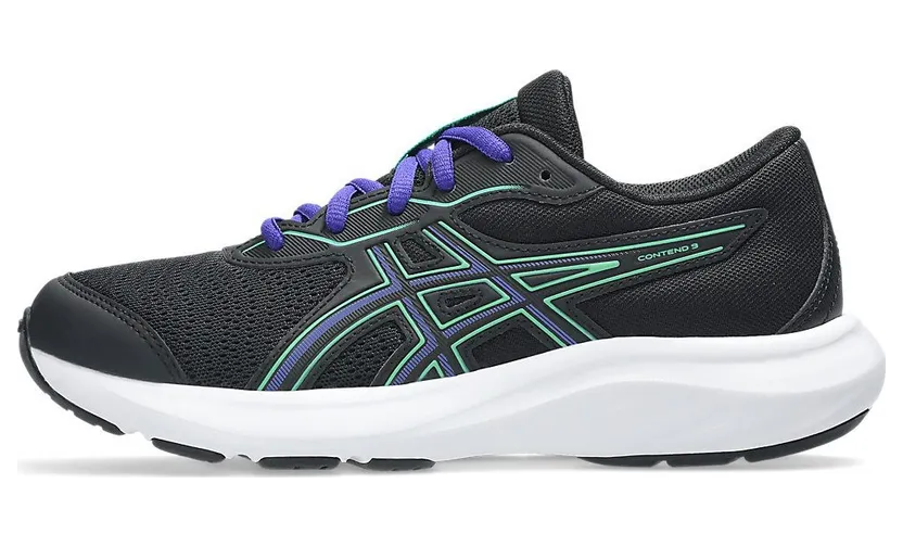 ASICS CONTEND 9 GS “Black / Vital Green” (1014A337-009)