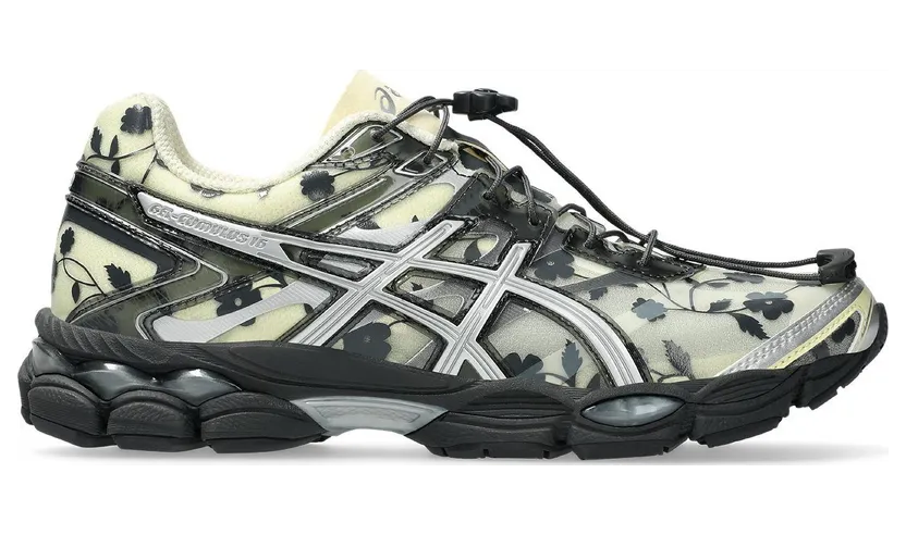 Asics GEL-Cumulus 16 “Floral / Cecilie Bahnsen – Ivory/Black” (1203A762-750)