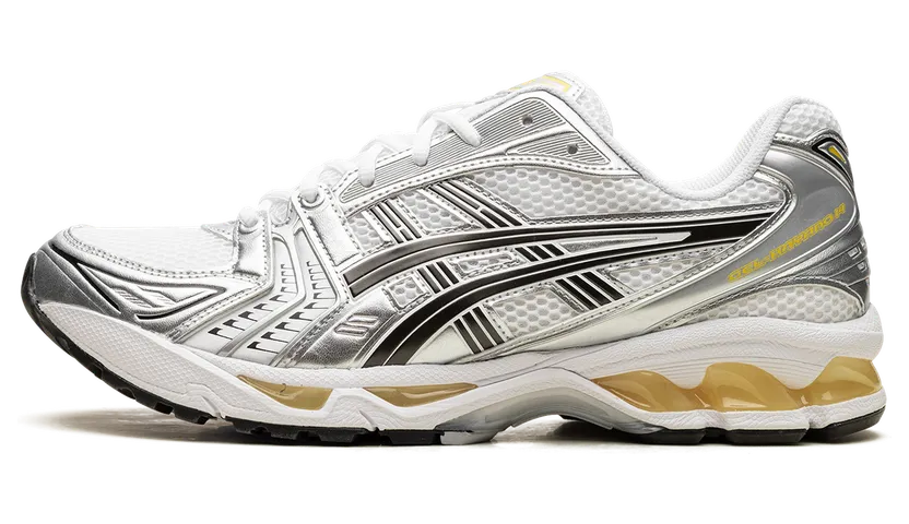 Asics Gel-Kayano 14 White / Tai-chi Yellow (1203A537-101)