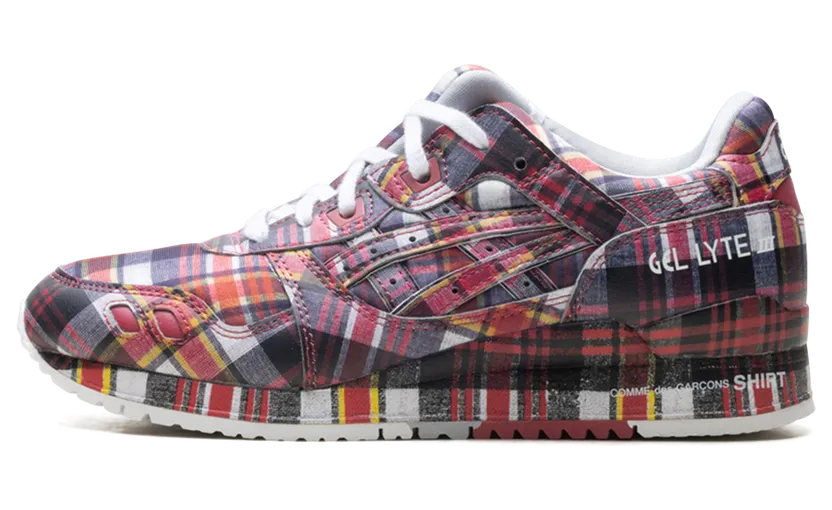 Asics Gel-Lyte 3 07 Remastered “Comme des Garçons SHIRT Red Plaid” (1203A824-600)