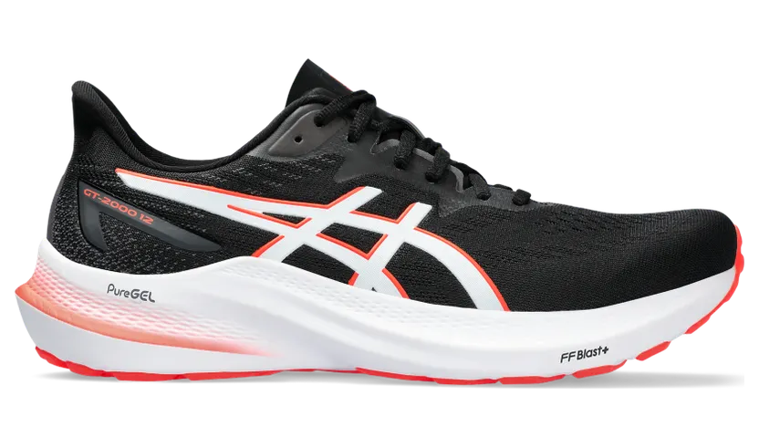 Asics Gt-2000 12 Black/Sunrise Red (1011B691.004)