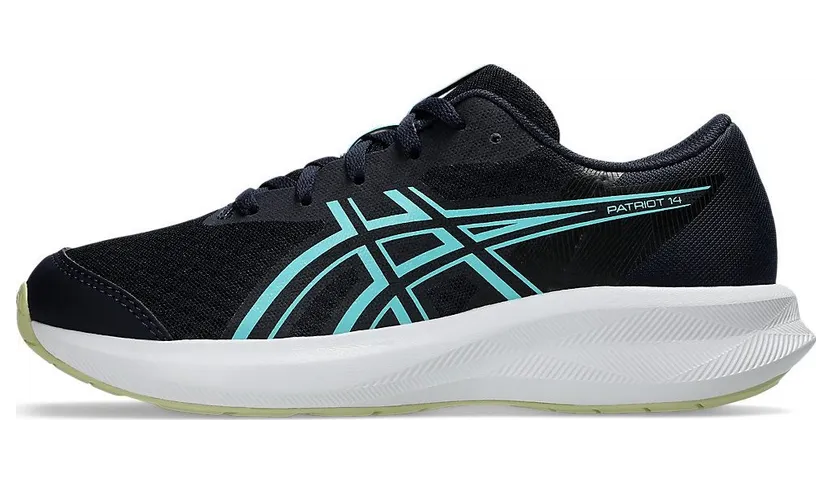ASICS PATRIOT 14 GS “Midnight / Glow Green” (1014A392-404)