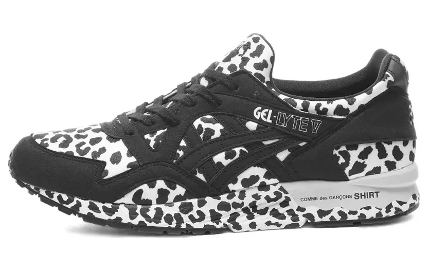 Asics x Comme des Garçons SHIRT Gel-Lyte 5 Black Leopard (1201A735-001)