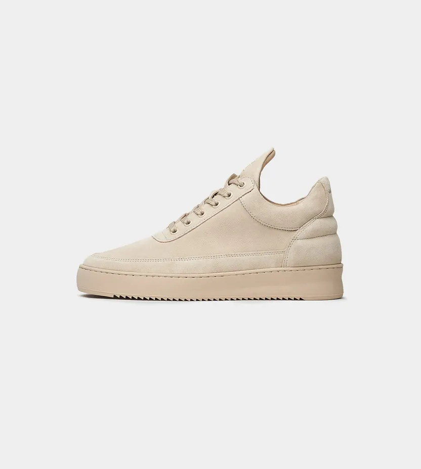 FILLING PIECES Low Top Suede All Beige – “Bruin” (10122791990)