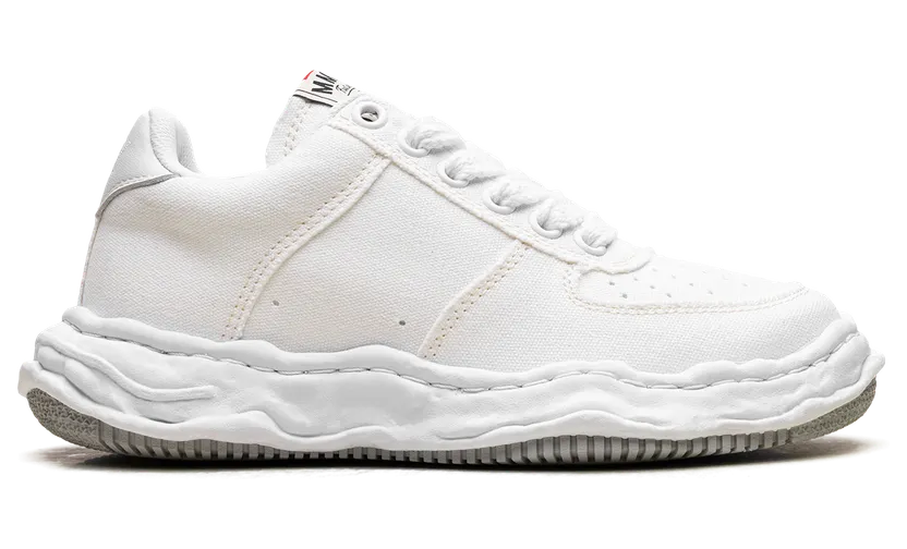 Maison Mihara Yasuhiro Wayne OG Sole Canvas Low “WHITE” (A10FW720-WHT) (5)