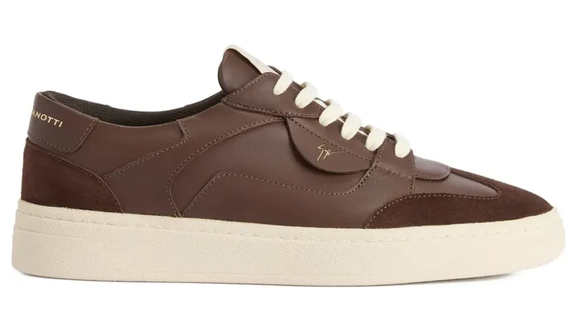 Giuseppe Zanotti GZ94 sneakers met suède vlakken – Bruin (RU50013003)