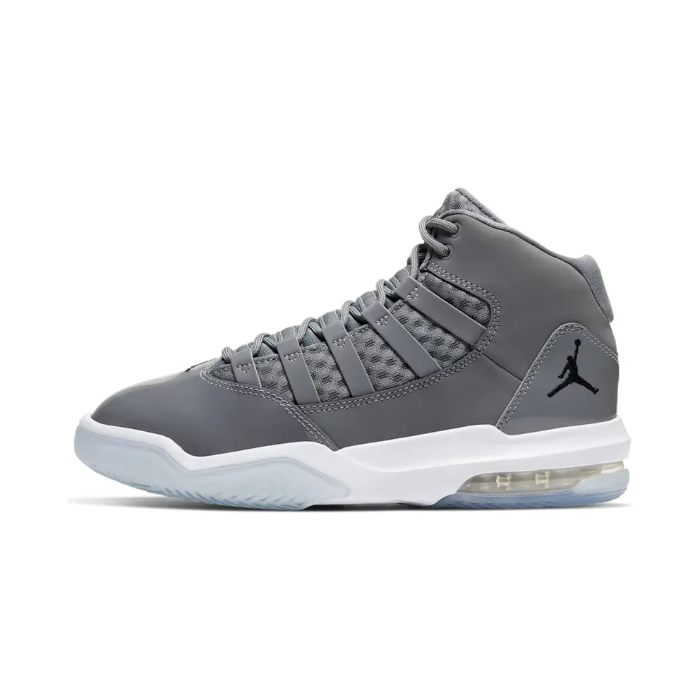 Air Jordan Max Aura GS ‘Cool Grey’ “Cool Grey / White / Clear / Black” (AQ9214-010)
