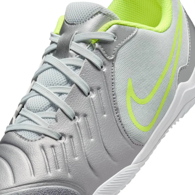Nike Tiempo Legend 10 Academy IC Metallic Silver Volt Black (DV4350-001)