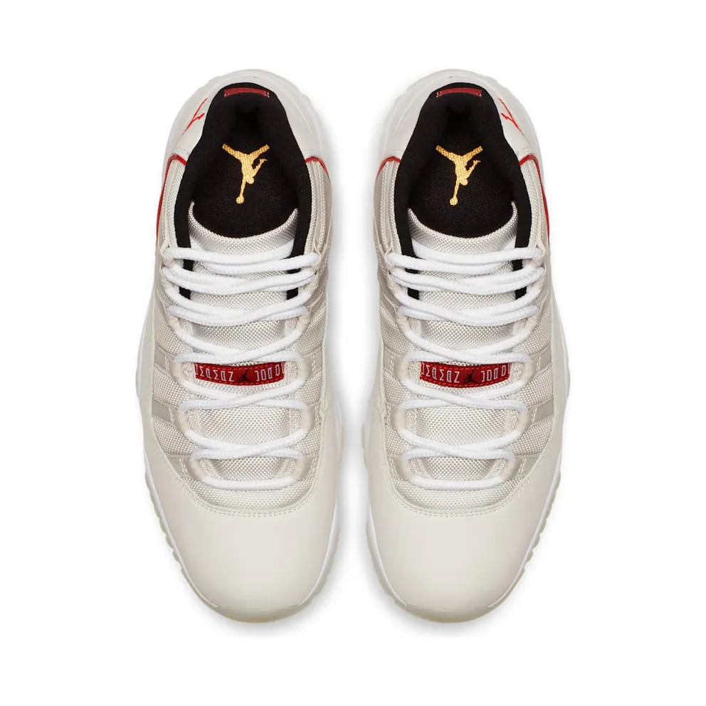 Jordan 11 Retro Platinum Tint Platinum Tint/Sail-University Red-Black (378037-016)