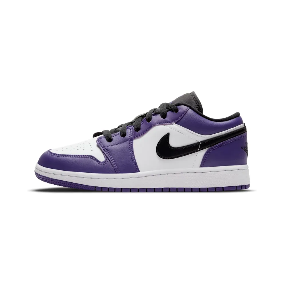 Air Jordan 1 Low Court Purple White (GS) (2020) (553560-500)