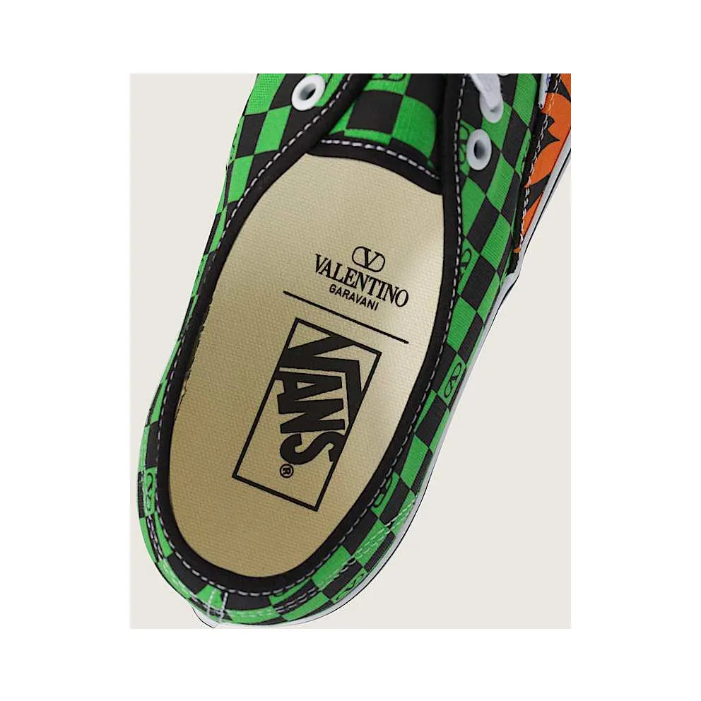 Vans Authentic Valentino Garavani Checkerboard Tropical Leaves (VN000Z9AN5B)