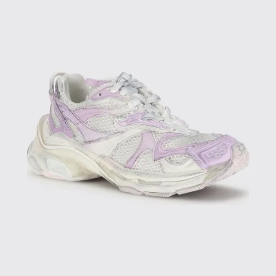Balenciaga Runner 2.0 Sneakers in Mesh and Rubber Grey (779064WRN2G1150)