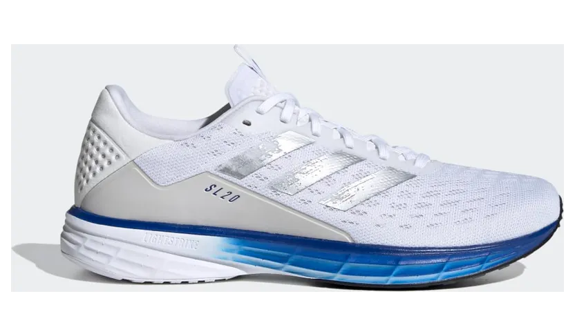 adidas SL20 Cloud White / Silver Metallic / Royal Blue (EG4700)