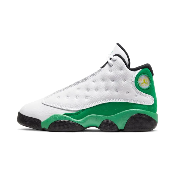 Jordan 13 Retro White Lucky Green (PS)