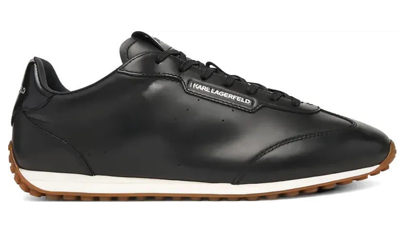 Karl Lagerfeld Sneakers met vlakken en letter-detail – Zwart (KL55920)