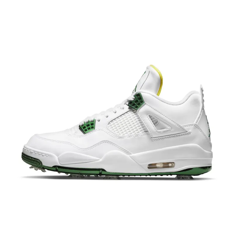 Air Jordan 4 Golf Metallic Green (2021) (CZ2439-100)