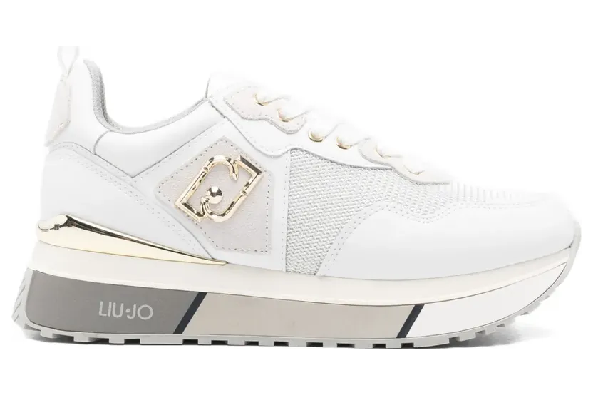 LIU JO Sneakers met logoplakkaat en vlakken – Wit (BF5009PX685)