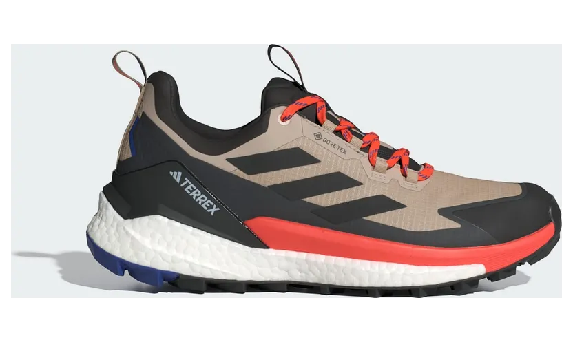 Adidas Terrex Free Hiker 2.0 Low GORE-TEX Hiking Wonder Beige / Core Black / Semi Impact Orange (IH3536)