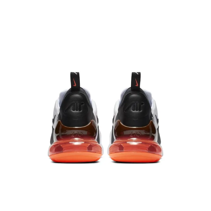 Nike Air Max 270 Leather White Black Hyper Crimson White/Black-Hyper Crimson-Metallic Dark Grey (BQ6171-100)