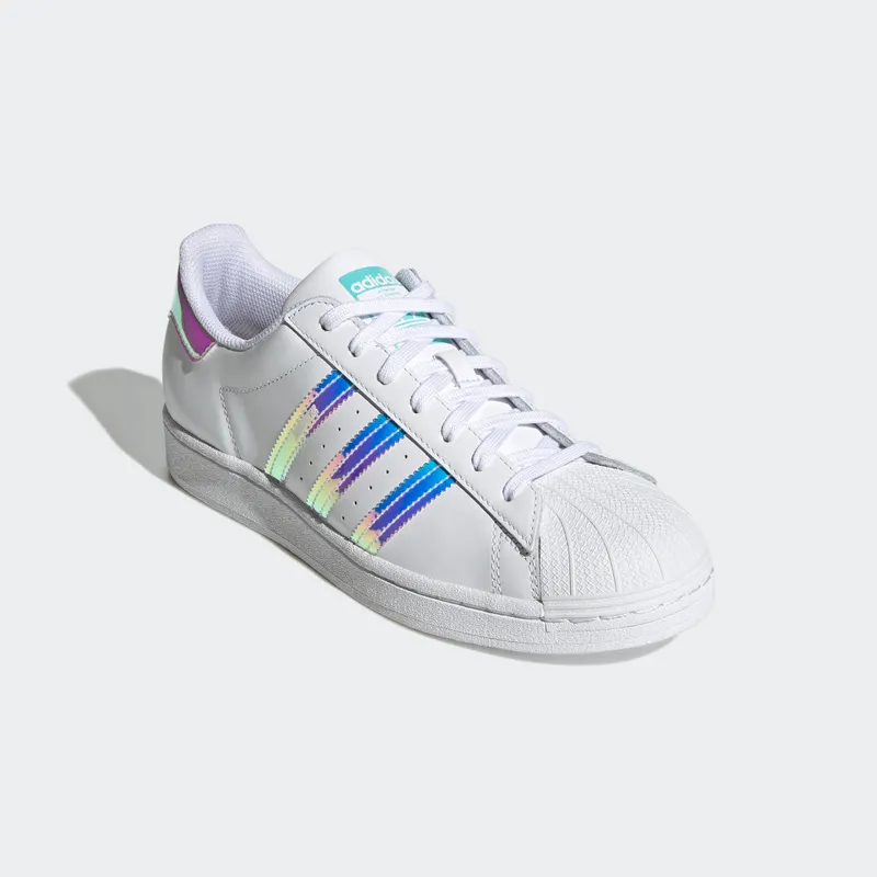 adidas Superstar Cloud White / Pulse Aqua / Pink Tint (GX3386)