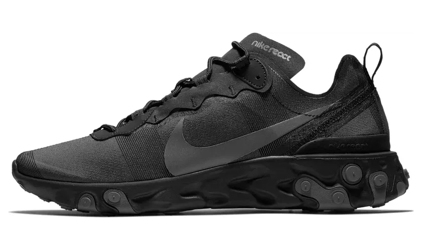 Nike React Element 55 Black / Dark Grey (BQ6166-008)