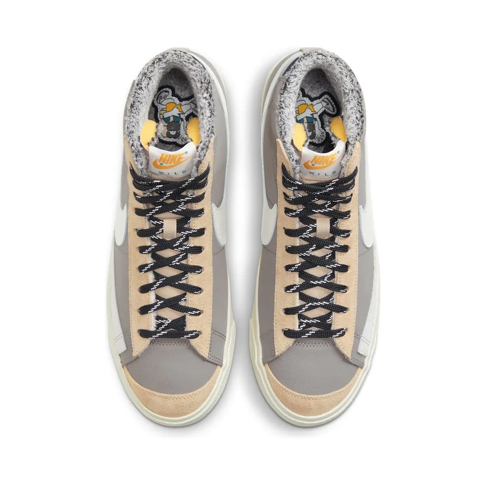 Nike Blazer Mid 77 Vintage Wild (W) College Grey/Light Bone-Oatmeal-Sail (DC5269-033)