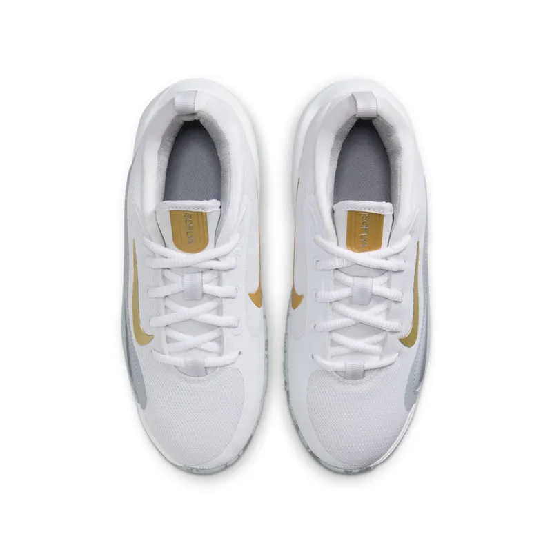 Nike IsoFly White Cool Grey Wolf Grey Metallic Gold Star (FN4384-100)