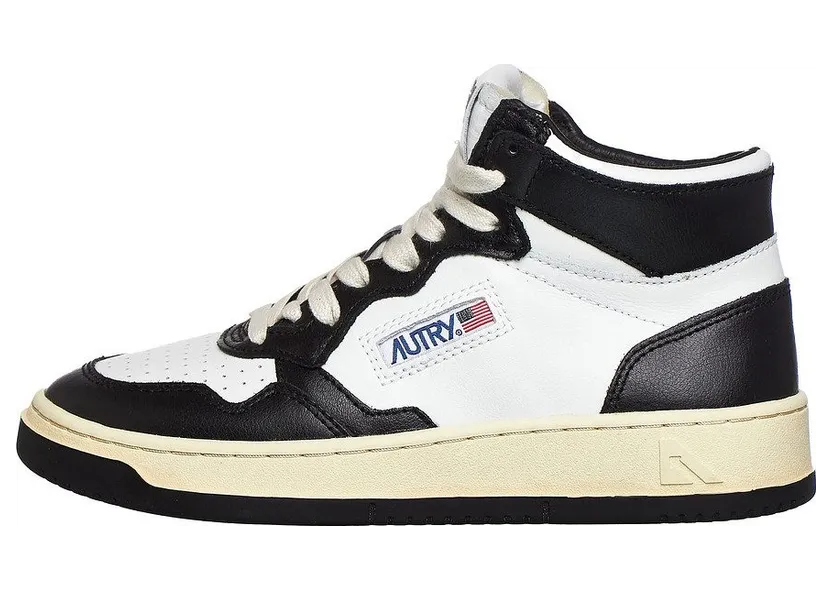 Autry  01 Mid White / Black (AUMWWB01)