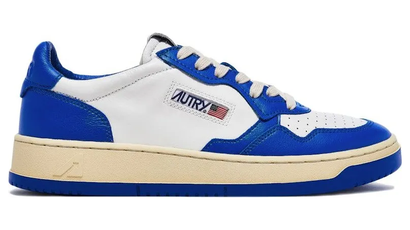 Autry  Medalist Low Leather / Leather Princess Blue (AULMWB15)