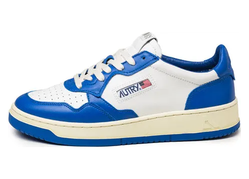 Autry Medalist Low Leather / Leather Princess Blue (AULWWB15)