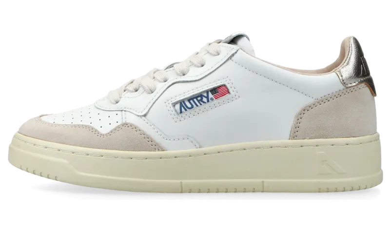 Autry Medalist Low W (leat / suede white / gold) – AULWLS75