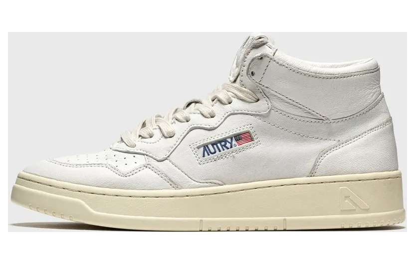 Autry  Medalist Mid Goat / Goat White (AUMWGG04)
