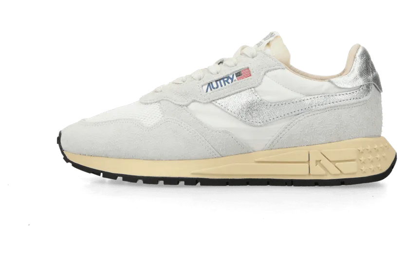 Autry Reelwind Low White Silver (WWLW-MU01)