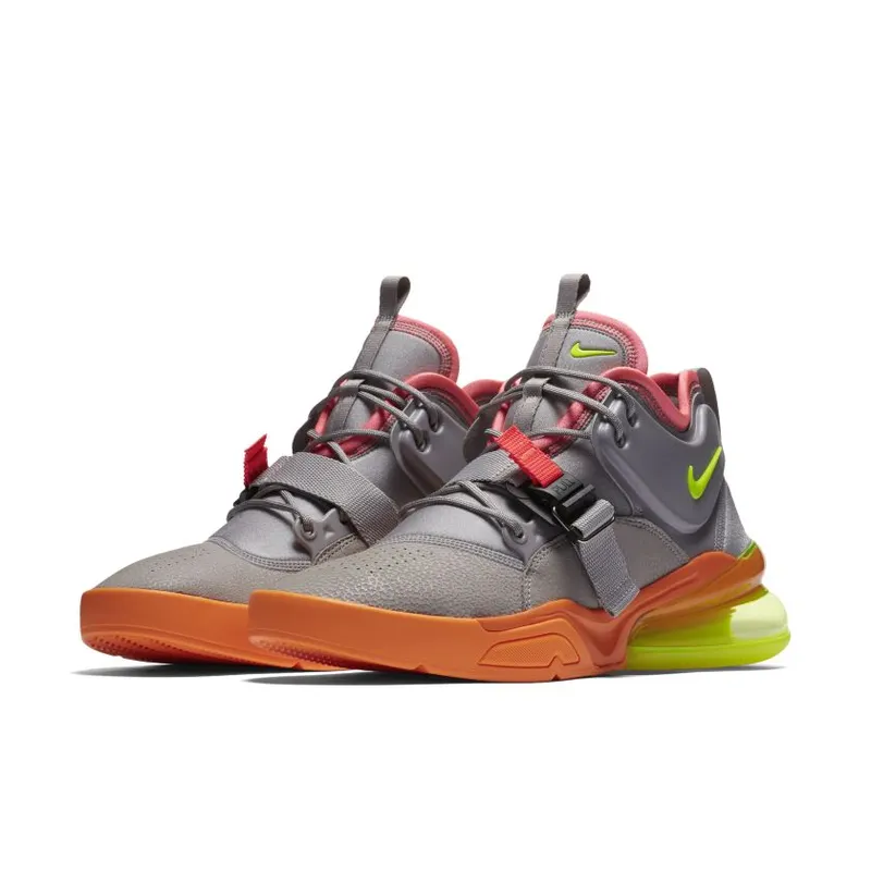 Nike Air Force 270 Sherbert Atmosphere Grey/Total Orange-Hot Punch-Volt (AH6772-007)