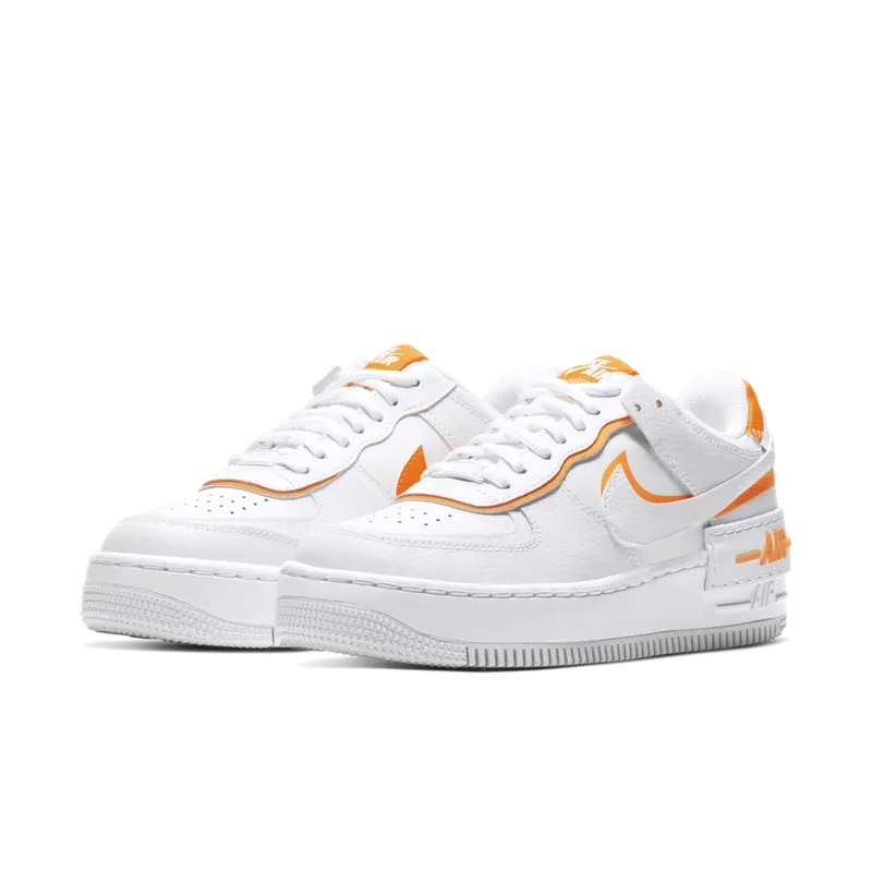 Nike WMNS Air Force 1 Shadow White Orange (2020) (CI0919-103)