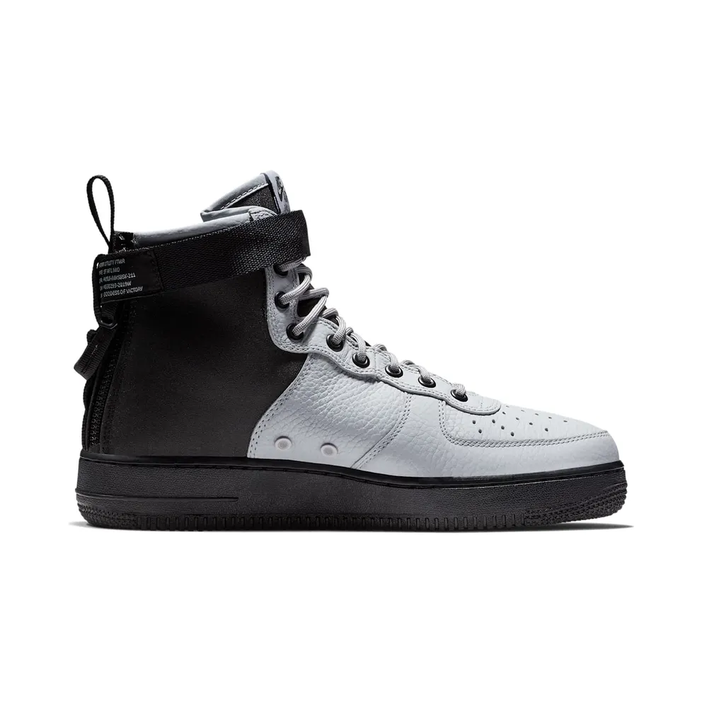 Nike SF Air Force 1 Mid Wolf Grey Black Wolf Grey/Black-Black-Wolf Grey (917753-009)
