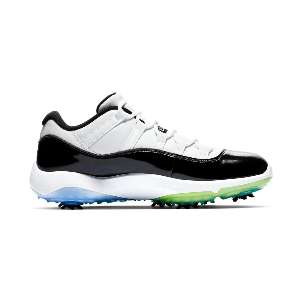 Jordan 11 Retro Low Golf Concord White/Black-Volt (AQ0963-101)