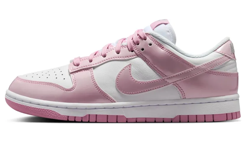Nike Dunk Low – “White / Pink Rise / White / Metallic Silver” (IV5104-100)