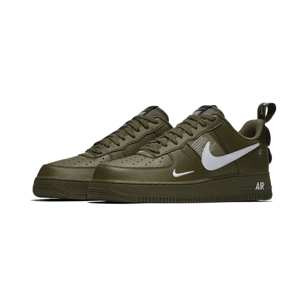 Nike Air Force 1 Low Utility Olive Canvas Olive Canvas/Black-White-Tour Yellow (AJ7747-300)