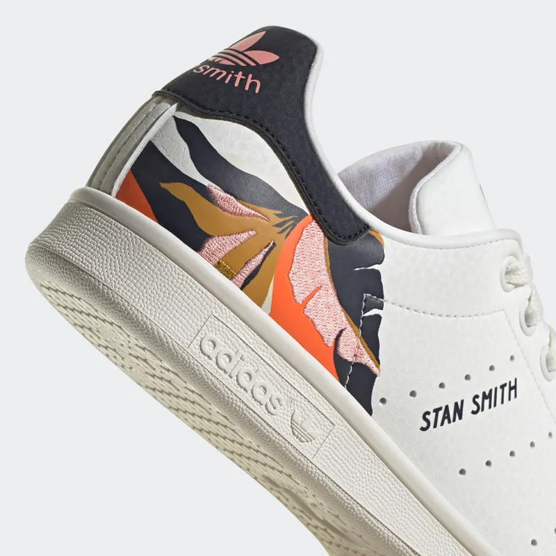 Adidas Stan Smith Core White / Legend Ink / Orange (GV7082)