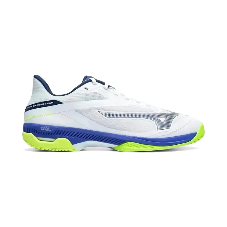 Mizuno Wave Exceed Court AC White Dazzling Blue Lightning (61GA251820)