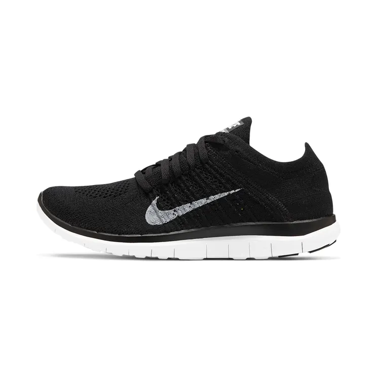 Nike Free 4.0 Flyknit Black White (2020) “Black / Dark Grey / White” (631050-001)