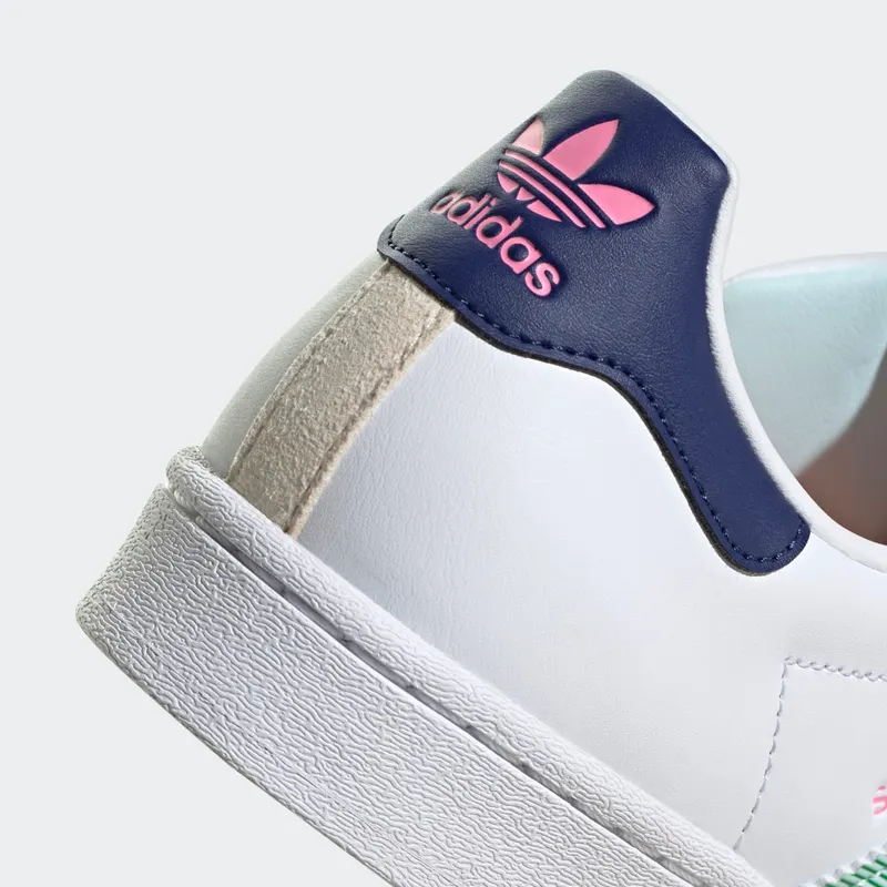 Adidas Superstar Cloud White / Night Sky / Green (GW9783)