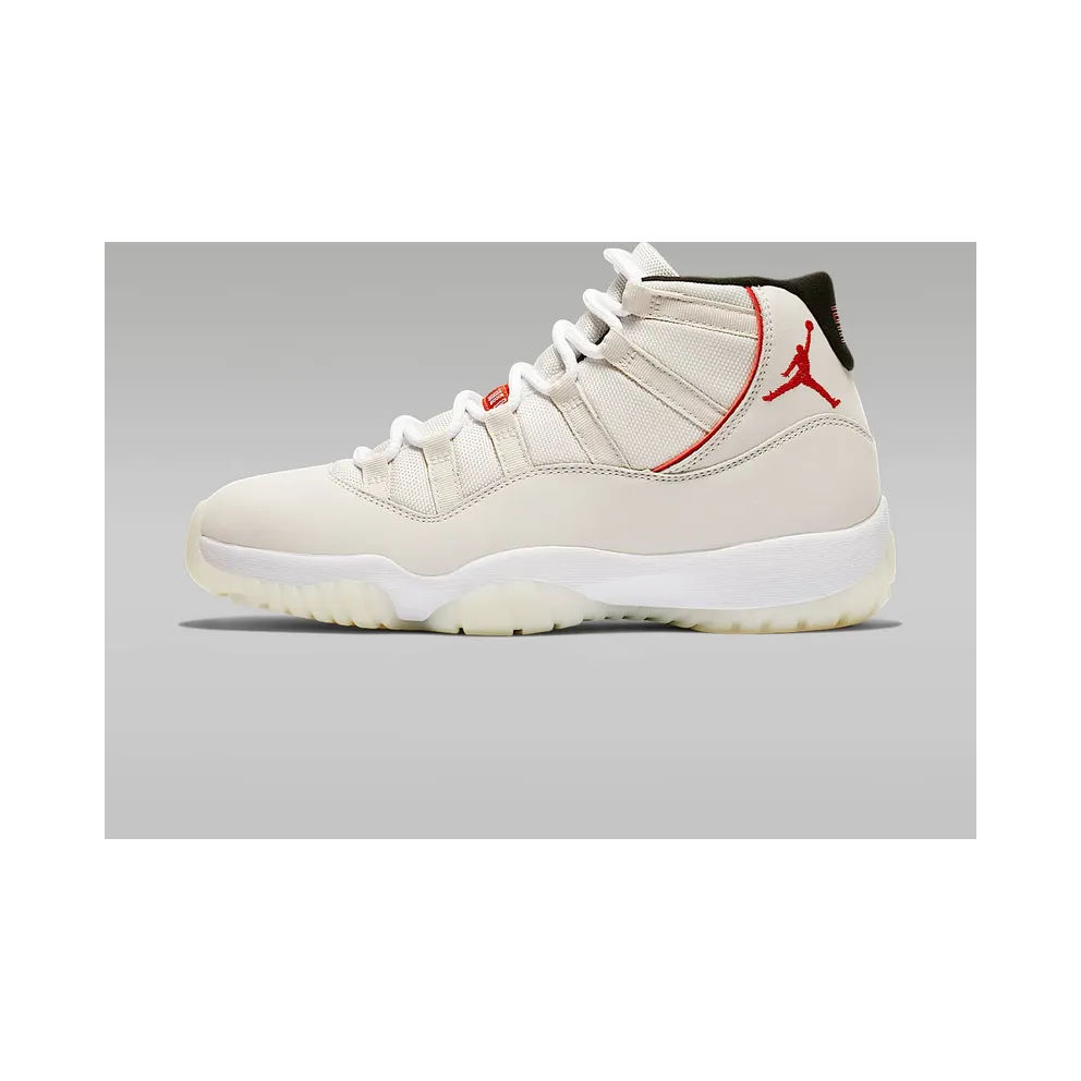 Jordan 11 Retro Platinum Tint Platinum Tint/Sail-University Red-Black (378037-016)