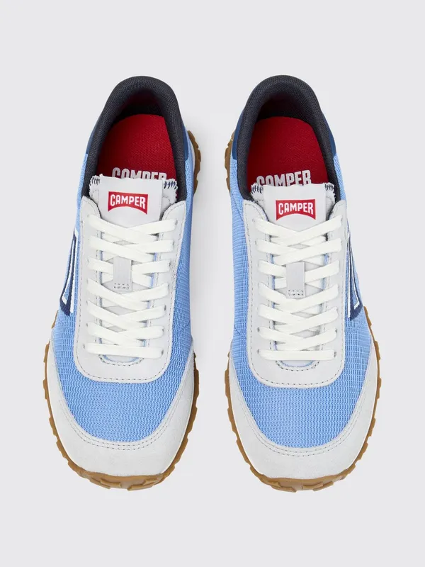 Camper Drift Walk in Recycled Polyester and Leather Blue (K201886-008DRIFTWALK0)