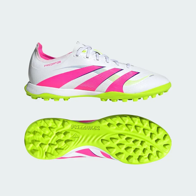 adidas Predator League Turf Cloud White Lucid Pink Lucid Lemon (ID3767)