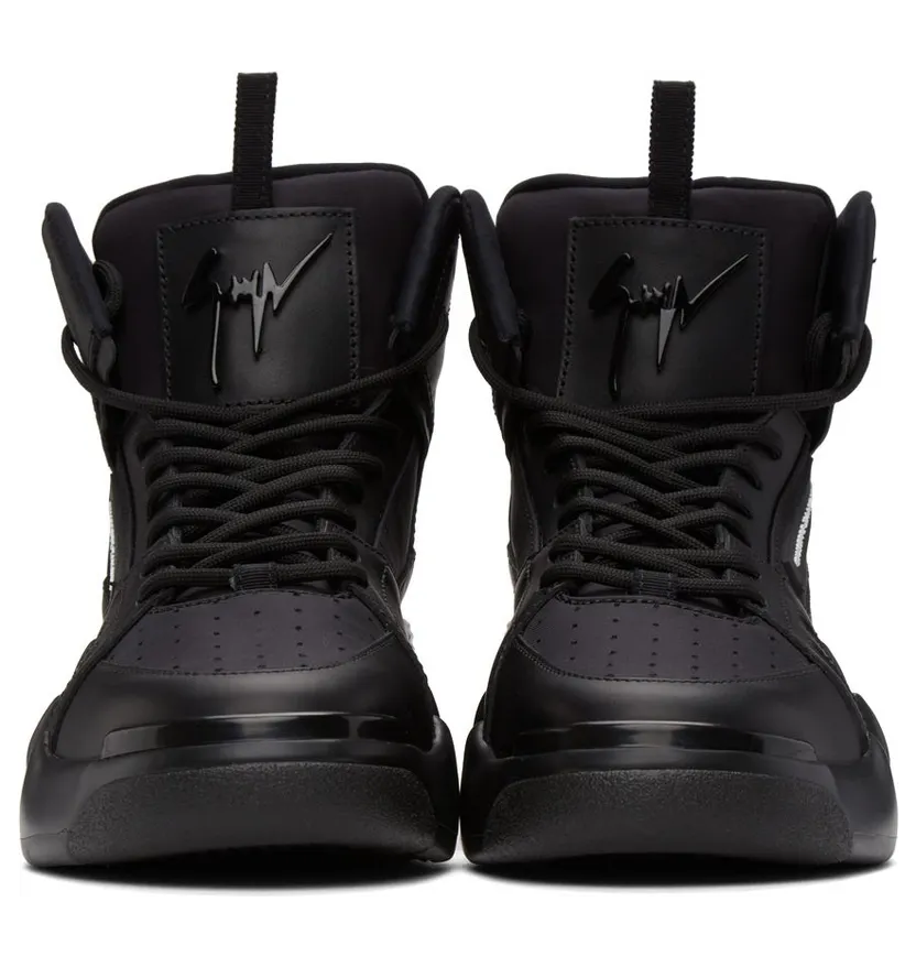 Giuseppe Zanotti Black Jupiter Talon High Top Sneakers (RM00057-85508) (2)