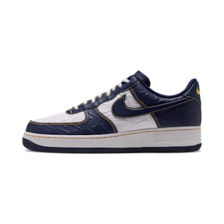 Nike Air Force 1 Low “Summit White / Yellow Ochre / Midnight Navy” (IX7257-133)