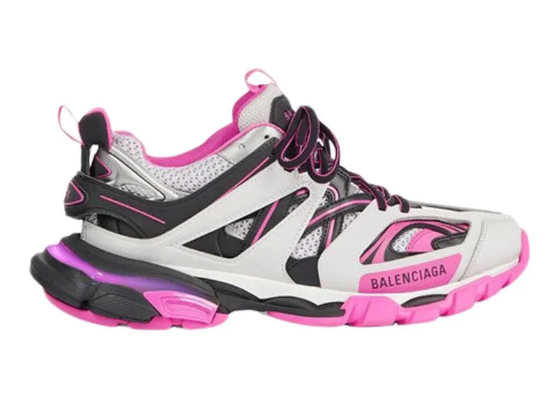 Balenciaga Track LED Grey Pink Black (555032W3AD31252)