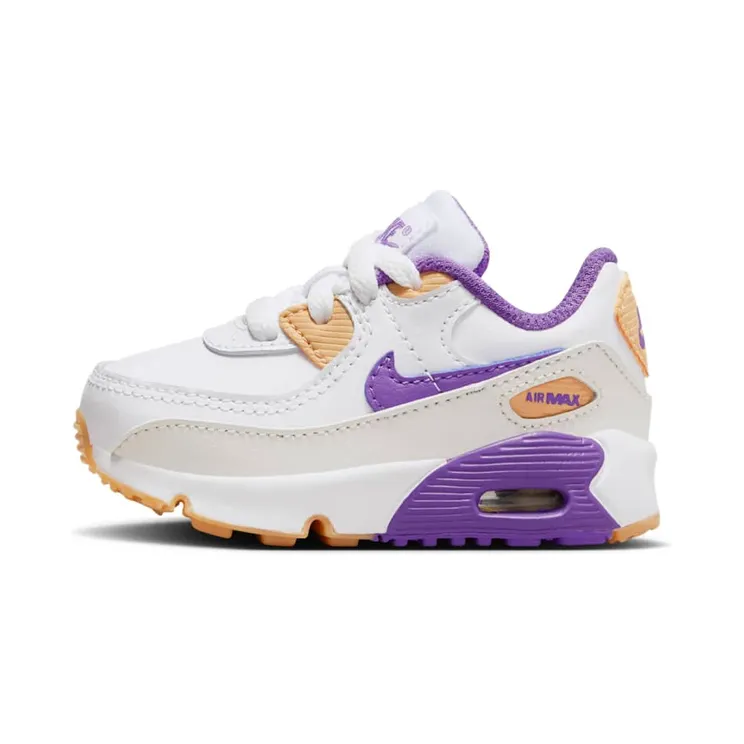 Nike Air Max 90 LTR “White / Phantom / Citron Tint / Action Grape” (DV3609-103)